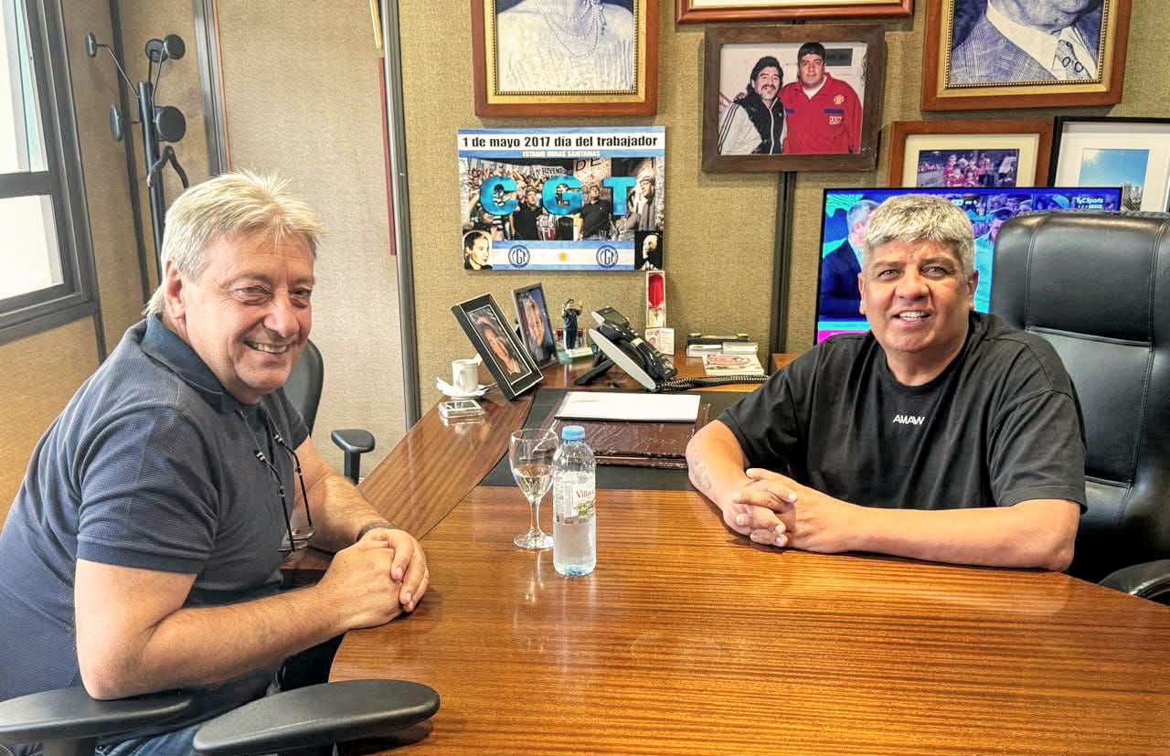 Contra la reforma laboral Pablo Moyano recibió a Furlan 