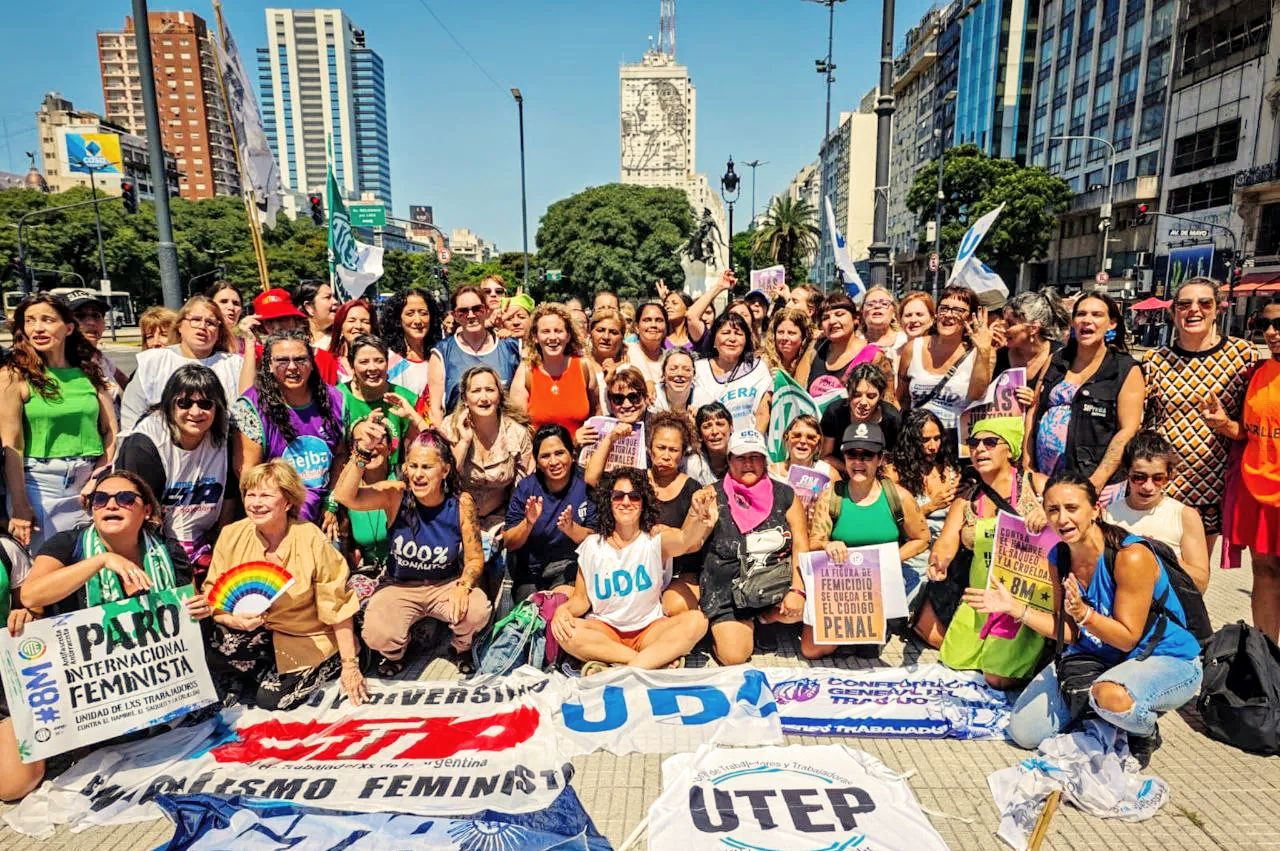 Gremios y movimientos sociales preparan marcha del congreso a plaza de mayo por el d&iacute;a de la mujer trabajadora