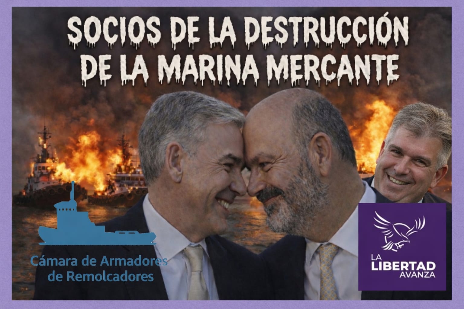 El SOMU en estado de Alerta la c&aacute;mara de remolcadores rompe reglas y desata el conflicto, denunciando el CCT 