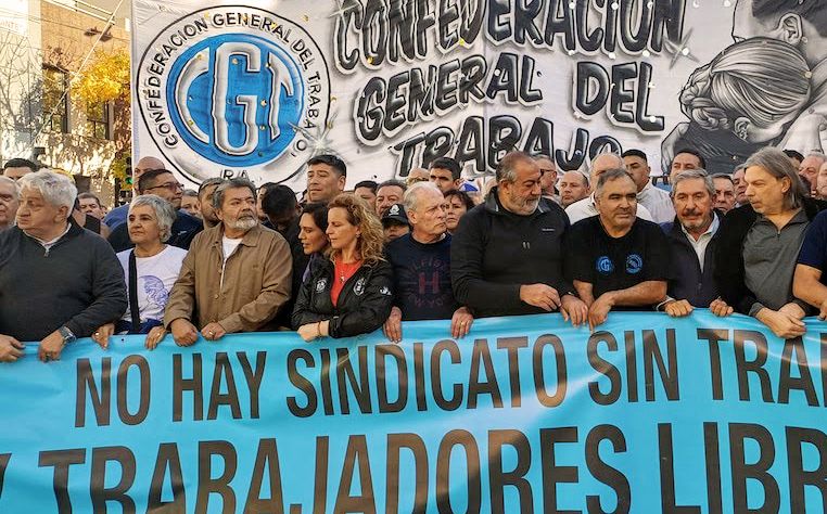 Distintos gremios se movilizaron a la CGT por el Día de los Trabajadores: 