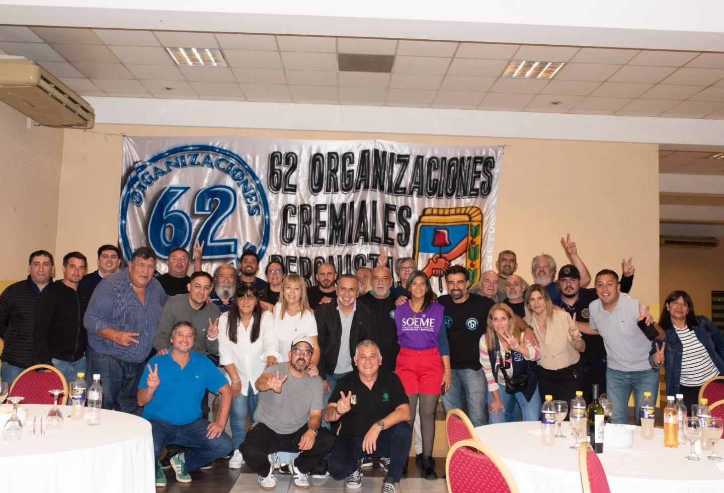 Encuentro de las regionales de las 62 Organizaciones Peronistas. 