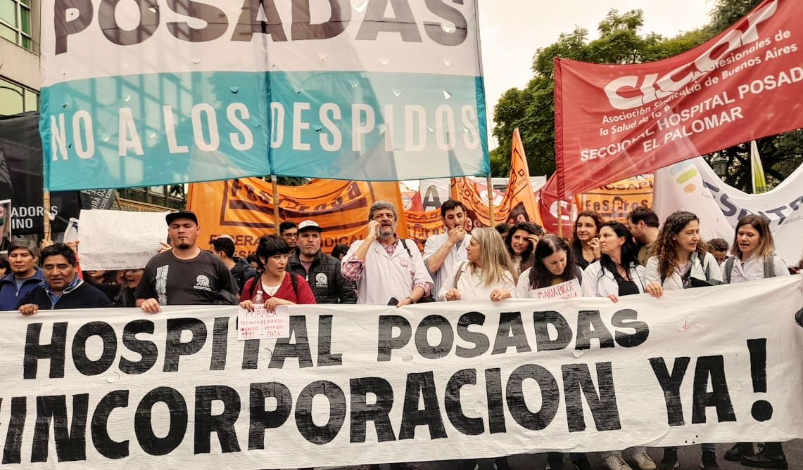 Nuevo golpe al Hospital Posadas: denuncian 64 despidos y acusan al Gobierno de profundizar el vaciamiento de la salud p&uacute;blica