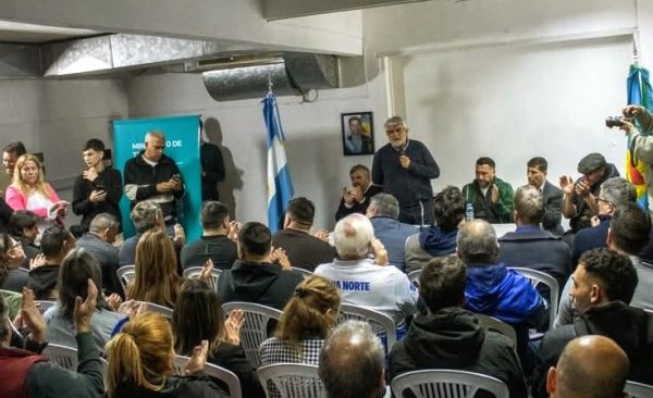 Camioneros Zona Norte llev&oacute; un mensaje de contenci&oacute;n a los trabajadores en la asunci&oacute;n del nuevo delegado de Trabajo en Tigre
