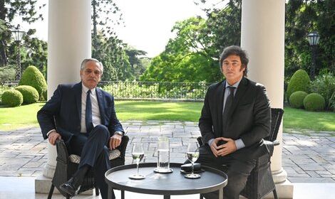 Reunión cumbre Alberto Fernández recibió al nuevo presidente electo Javier Milei